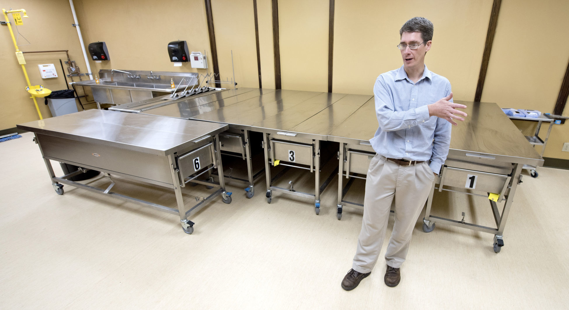 Briar Cliff University cadaver lab